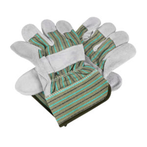 Guantes canadienses de alta resistencia de calidad superior Guantes de seguridad industrial de cuero de vaca para protección de manos - Product Image 2