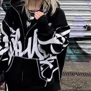 Sudadera con capucha y cremallera para hombre, Jersey de estilo callejero con diseño sin costuras para Yoga, Fitness, conjunto de ropa deportiva fabricada - Product Image 2