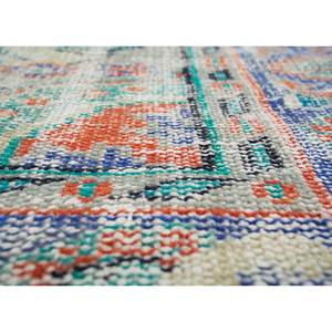 Alfombra de Lana Anudada a Mano de Gran Tamaño, Diseño de Medallón Rojo y Naranja, para Sala de Estar, Pasillo Rectangular, Modelo Pae-2851 - Product Image 3