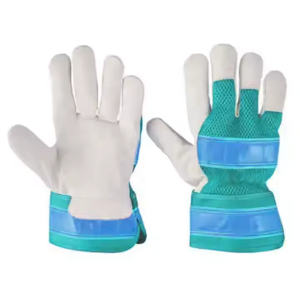 Factory Made Solid Color Working Gloves High Quality Best Selling Non-slip Leather Made Working Gloves <b>Safety</b> Working Gloves - Product Image 6