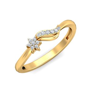 Ishi Diamonds Magnificent 18K Gold Lab Grown Diamond Anillo - Product Image 3