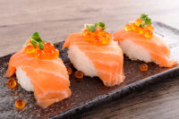 Œufs de saumon Sperika - Pot en verre de 50 g (1 oz) Œufs de saumon rouge Caviar sans gluten sans OGM Œufs de poisson Fruits de mer Keta Ikura Saumon sauvage