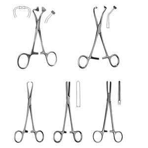 Pinzas para Toallas No Perforantes de 11 cm, Pinzas para Toallas Peers-Bertman de 14.5 cm, Pinzas para Toallas Bernhard Dentadas de 16.5 cm - Product Image 1