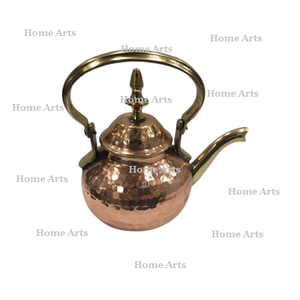 Tetera de cobre de calidad superior para servir té, último diseño, tetera Kahwa de forma redonda para uso en restaurantes y hoteles - Product Image 6