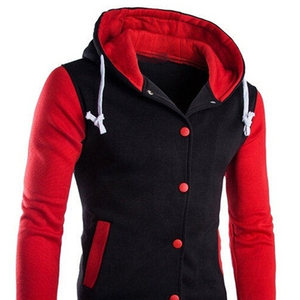 เสื้อมีฮู้ดของผู้ชายเสื้อผ้าลำลองผ้าคอตตอน100% น้ำหนักเบาทำจากโพลีเอสเตอร์สีพื้นดีไซน์ตามสั่ง - Product Image 4