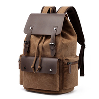 Sac à dos en cuir Sac à dos pour ordinateur portable Sac à dos d'étudiant Sac à dos au design personnalisé Sacs à dos multi-poches Sangles personnalisées décontractées