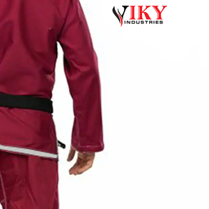 Color granate personalizado Bjj Suit Bjj Gi Brazilian Jiu Jitsu Kimono Hombres Jiu Jitsu Uniforme de entrenamiento Marital Art Wear BJJ Uniforme - Product Image 6