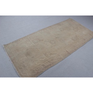พรมตุรกี, พรมขนาด 2.9x6.5 ฟุต, พรมลายดอกไม้สีน้ำตาลคิลิม - Product Image 4