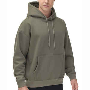 2025 sweats à capuche pour hommes personnalisés couleur unie tenue décontracté à capuche pour l'hiver meilleure vente technique brodée - Product Image 2