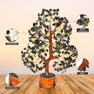 Árbol de Cristal de Turmalina Negra Natural Hecho a Mano al por Mayor, Hada del Feng Shui, Ágata, Energía Positiva, Prosperidad, Decoración, Piedra Preciosa, Regalo - Product Image 5