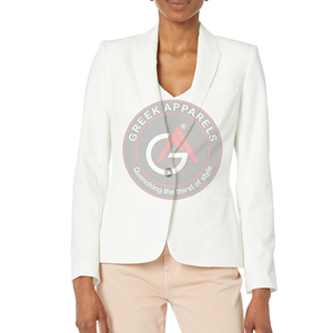 Qualité supérieure personnalisé femmes couleur personnalisée à manches longues Double boutonnage femmes décontracté mode porter Blazer 2023 - Product Image 2