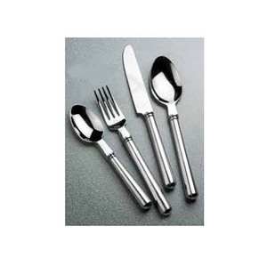 Cubiertos de diseñador al por mayor, cubiertos de acero inoxidable con mango redondo audaz, juego de cubiertos de tenedor para el hogar - Product Image 1