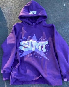 Pull oversize de la meilleure qualité 100% sweat à capuche imprimé en coton pour hommes logo personnalisé vêtements d'hiver - Product Image 5