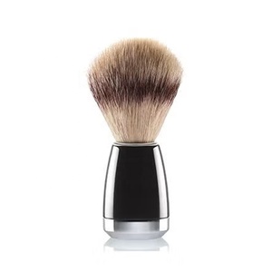 Shave <b>Edge</b> Professional Hair Salon <b>Tool</b> Home Shaving Use Metal Handle Silvertip Badger Brushes for Men Women - Product Image 1