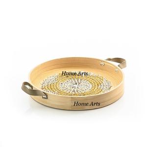 ถาดเสิร์ฟชาและกาแฟพร้อมถาดเสิร์ฟอาหารหนังดีไซน์มาตรฐาน - Product Image 6