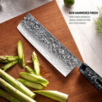 Couteau de cuisine M390 en acier poudré, forgé à la main, couteaux japonais en acier au carbone, Nakiri, couteau à légumes, couteau à viande, outil de cuisine professionnel