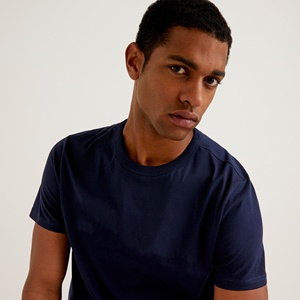 เสื้อยืดผู้ชายทรงปกติ ผ้าไหม/ผ้าฝ้าย พิมพ์ลายโลโก้ตามสั่ง พิมพ์ลายดิจิตอลเนื้อหนา ป้องกันรังสียูวี - Product Image 5