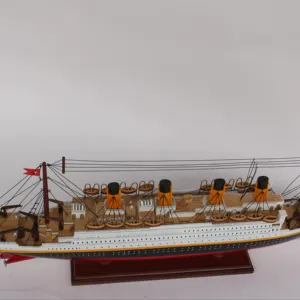 GIA NHIEN MANUFACTURER APPROVE CUSTOM DESIGN LOW MOQ MODEL RMS TITANIC CRUISE SHIP WITH HIGH QUALITY
