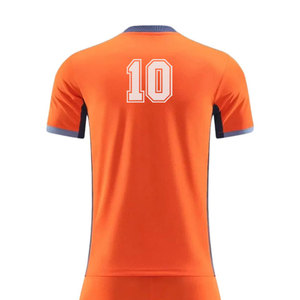 Maillot de football personnalisé pour homme, uniforme de football, séchage rapide, respirant, manches courtes, col en V, haute qualité, toutes saisons - Product Image 6