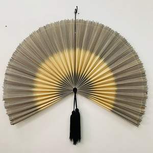 Grand ventilateur en rotin de bambou fait à la main décoration d'art mural Design traditionnel inspiré par le Vietnam maison cadeau inspiré de Kingcraftviet - Product Image 2