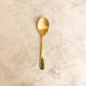 Direct Factory Supply Multi-Purpose <b>Gold</b> Plated Brass <b>Spoons</b> Mirror Long Handle for Party <b>Serving</b> Cooking-Eco-Friendly Wholesale - Product Image 4
