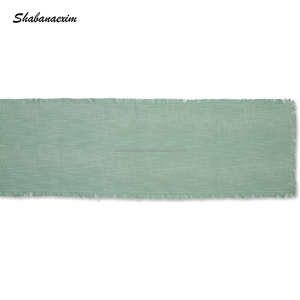 Camino de mesa tejido con flecos, telar manual, decoración de fiesta, camino de mesa de algodón, decoración de boda, fabricante de India - Product Image 2