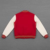 Erkekler İçin Normal Varsity Beyzbol Ceketi Düğmeli Cepler Kışlık Polar Astarlı Slim Fit Sokak Modası Koyun Postu Çevre Dostu