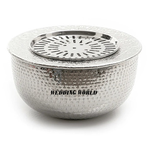 Fournisseur de métal Dallah Heater Excellente qualité Handmade Designer Dua Heater Round Shape Kitchen Ware Teapot Heater - Product Image 1