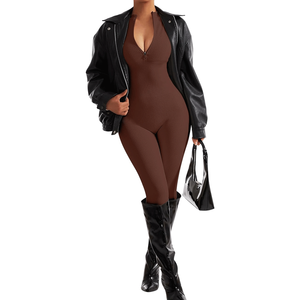 Nueva llegada de alta calidad Slim Fit mujeres mono personalizado Color y tamaño Casual Streetwear con patrón de impresión para la venta - Product Image 3