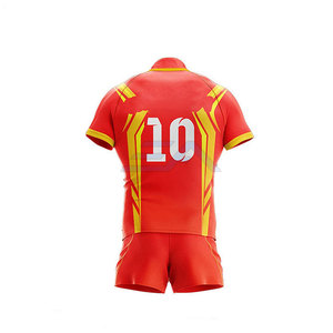 Uniforme de Rugby Personalizado de Alta Calidad, Secado Rápido, Transpirable, Ecológico, 100% Poliéster ENROBE APPAREL 280g para Hombre - Product Image 2