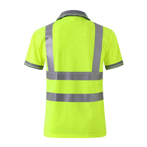 Polo T-shirt personnalisé pour homme, grande taille, respirant, fluorescent, confortable, réfléchissant, décontracté, uniforme de travail pour la construction - Product Image 2
