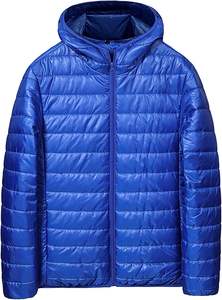 New Arrival Men's Warn Winter Shiny Quilted <b>Puffer</b> <b>Jacket</b> Windbreaker Padded Thick Hooded Bubble Fashion <b>Jackets</b> - Product Image 3
