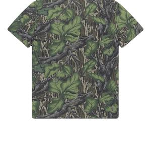 T-shirt bleu camouflage personnalisé |   T-shirt décontracté pour homme 100% coton respirant |   Haut à manches courtes 240g - Product Image 5