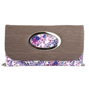 Bolso de mano elegante para mujer 9071 - Marrón oscuro - Product Image 3