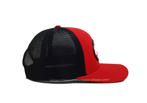 Gorras de camionero personalizadas Parches de goma Sombreros de malla de camionero Gorras de pesca Ala precurvada en la fabricación de sombreros de Vietnam - Product Image 5