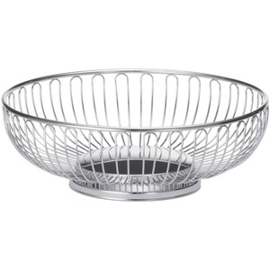 Corbeille à fruits moderne en métal en noir classique Rangement et présentation de comptoir élégants pour le stockage des fruits - Product Image 5