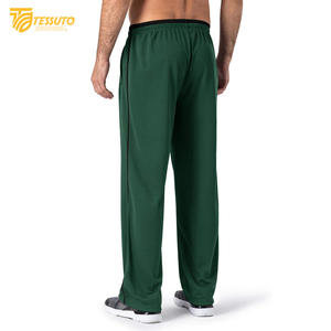 กางเกงสเวตเตอร์ผ้าฝ้ายแบบมีเชือกผูกสำหรับผู้ชายกางเกงผ้าฟลีซโอเวอร์ไซส์ลายปักแบบกำหนดเอง - Product Image 4