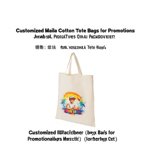 Borse Tote in Cotone Maila Personalizzate per Promozioni - Product Image 3