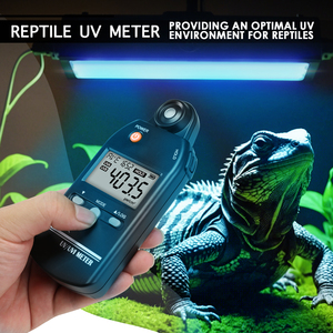 Kỹ thuật số tia cực tím Detector UV uvi Tester ánh sáng <span class=keywords><strong>Meter</strong></span> irradiance cường độ màn hình 100 ghi lại dữ liệu cho bò sát chăn nuôi - Product Image 2