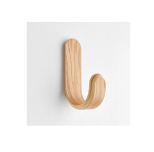 Wood Hook <b>Holder</b> and Carved Design Top Hanger Stand With <b>Metal</b> Hook for Kitchen and Bedroom Decorative Items - Product Image 5