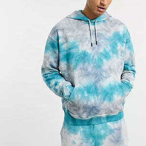 Tie Dye Sets Pullover Jogger Chándal colorido Personalizado Hombres Multi Color Personalizado Traje de sudor Tie Dye Chándal para hombres Personalizado - Product Image 4