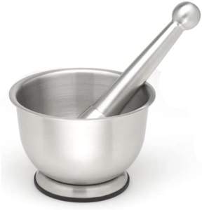 Mortier pilon en aluminium Moulin à épices fait main Mortier et pilon en aluminium pour prix de gros Offre Spéciale - Product Image 6