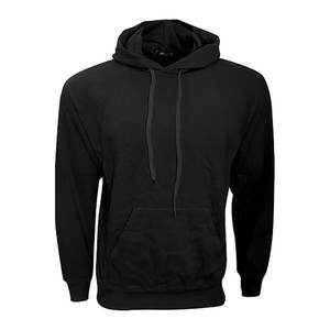 Sudadera con capucha para hombre bordada Batik pesada personalizada MOQ bajo Otoño Invierno pulóver ajuste regular de algodón liso Sudadera con capucha suelta en blanco - Product Image 3