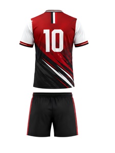 Uniformes de Fútbol Personalizados para Adultos, Impresión Digital 100% Poliéster, Manga Corta, Jersey de Fútbol, Conjunto de Uniforme de Club con su Propia Marca - Product Image 3