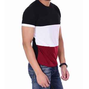 เสื้อยืดผลิตตามสั่งสำหรับผู้ชายผ้าคอตตอนออร์แกนิกใส่สบายคอเสื้อคอกลมผลิตในปากีสถานจาก100% - Product Image 3