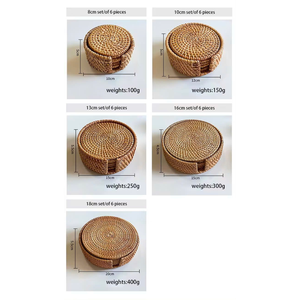 Manteles individuales de ratán hechos a mano de lujo: ecológicos de alta calidad y disponibles para pedidos a granel con precios competitivos al por mayor - Product Image 3