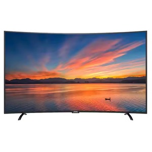 สมาร์ททีวี8K 4K โอแอลอีดีโค้ง43 50 55 65นิ้วติดผนังตู้สีดำ120Hz อัตราการรีเฟรชอินเตอร์เฟซ WIFI สำหรับห้องครัว