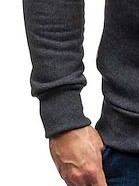 Sweat-shirts d'hiver pour hommes, fermeture éclair, 100% coton, logo et design personnalisés, écologiques, respirants - Product Image 5