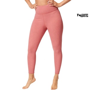 Mallas deportivas de cintura alta para gimnasio, ropa de Yoga personalizada de alta calidad con glúteos, mallas negras de entrenamiento para mujer - Product Image 3