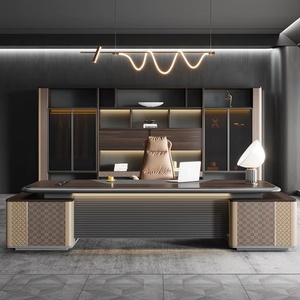 Escritorio Ejecutivo, Estación de Trabajo de Oficina Sostenible con Superficie Extendida y Garantía - Product Image 1